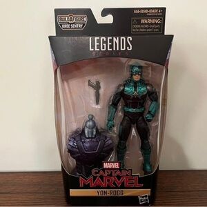 Marvel Legends Captain Marvel Yon-Rogg Action Figure Toy